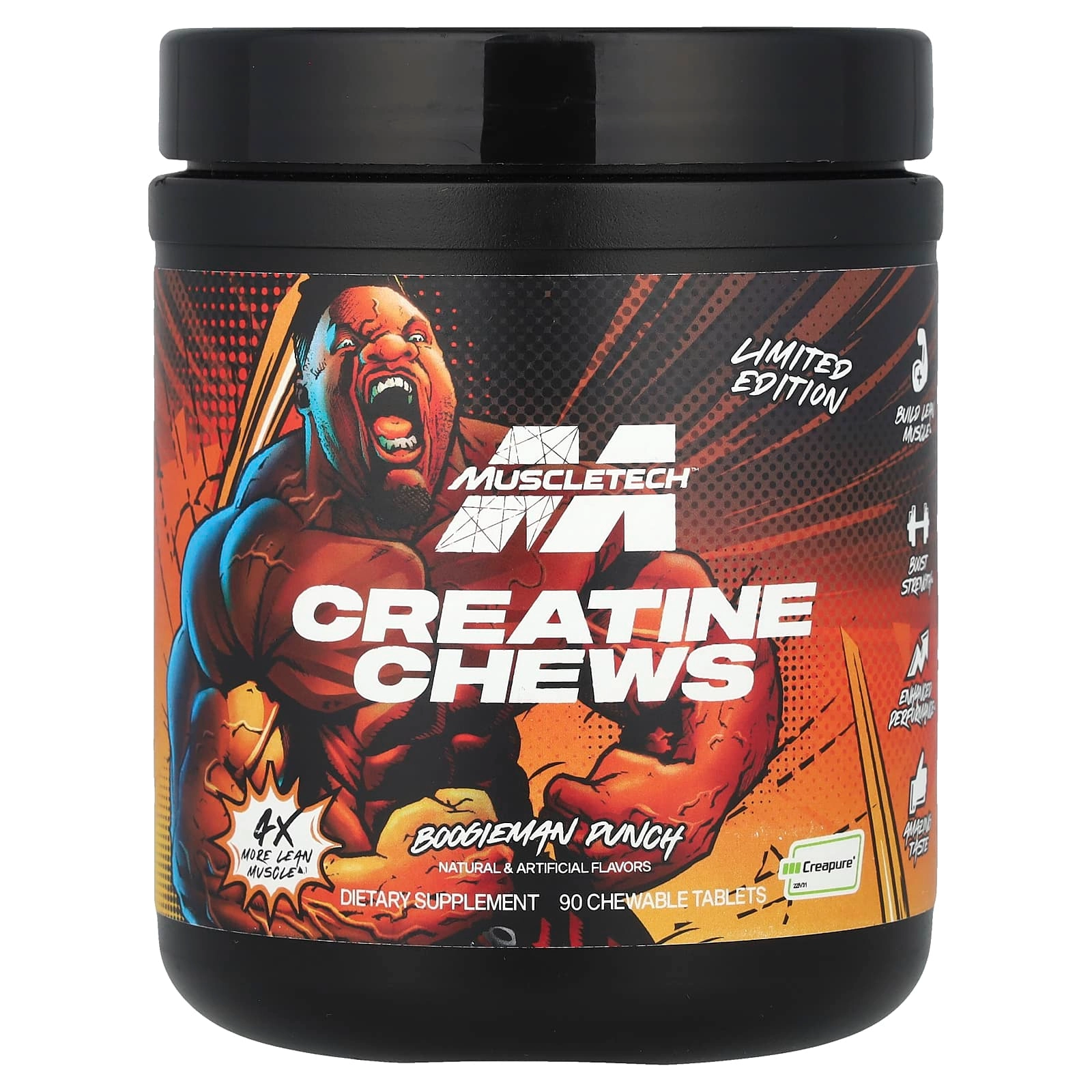 کراتین حرفه ای جویدنی muscletech
