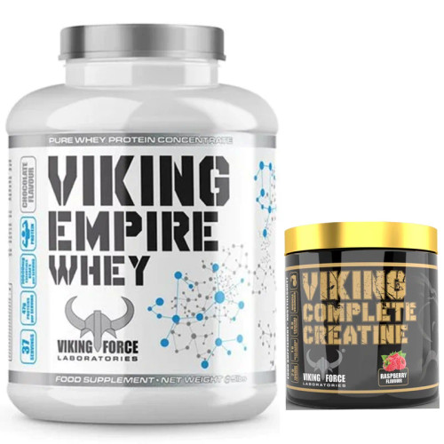 پکیج حجم عضلانی وایکینگ (پروتئین وی + کراتین ترکیبی)