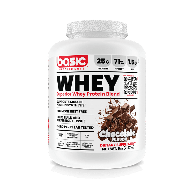 پروتئین وی بیسیک آمریکا اورجینال طعم شکلات Superior Whey Protein Blend Basic Supplements