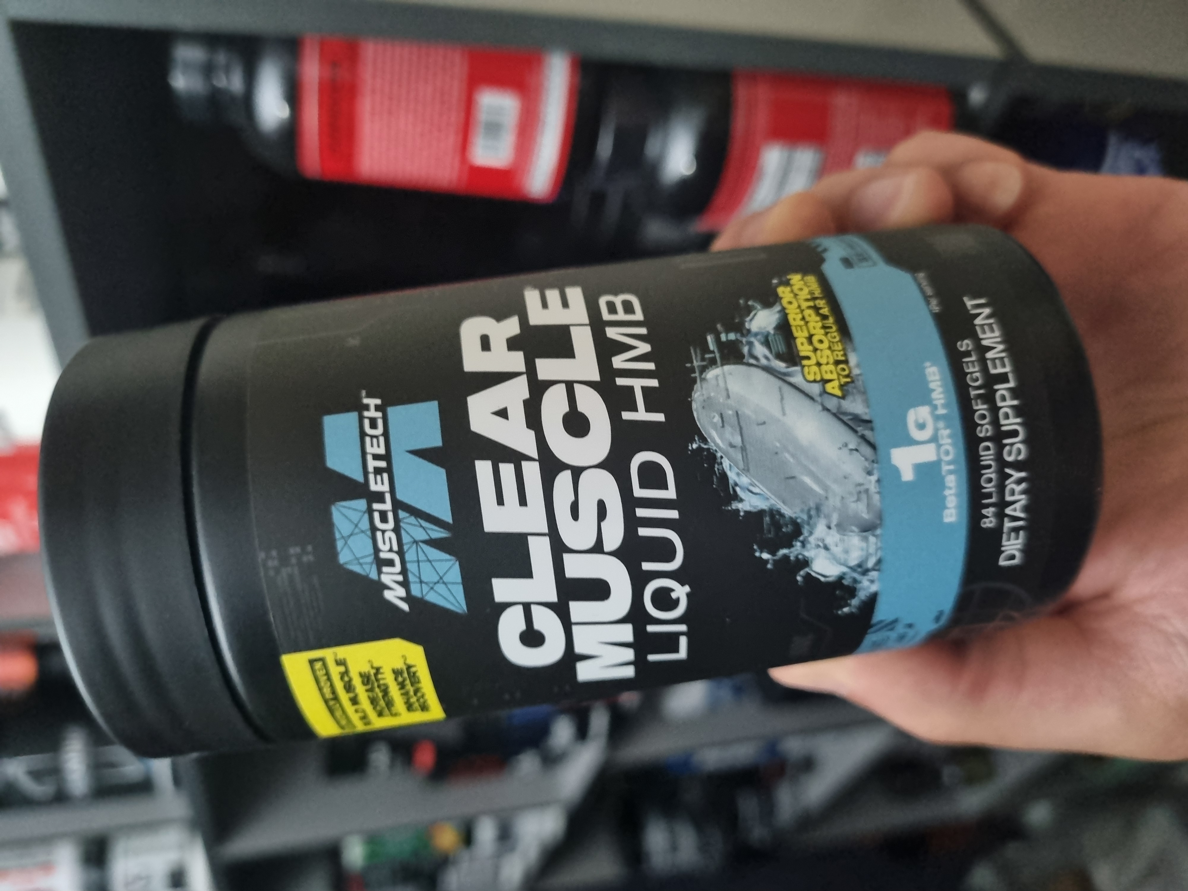 کلیر ماسل ۸۴ عددی Muscletech Clear Muscle Liquid HMB